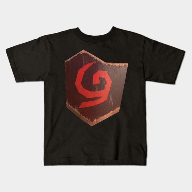 Deku Shield Kids T-Shirt by ChrisHarrys